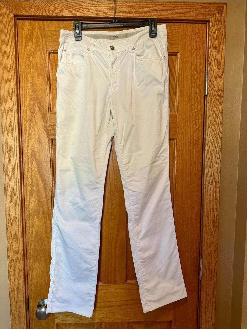 Armani Collezioni White Pants
